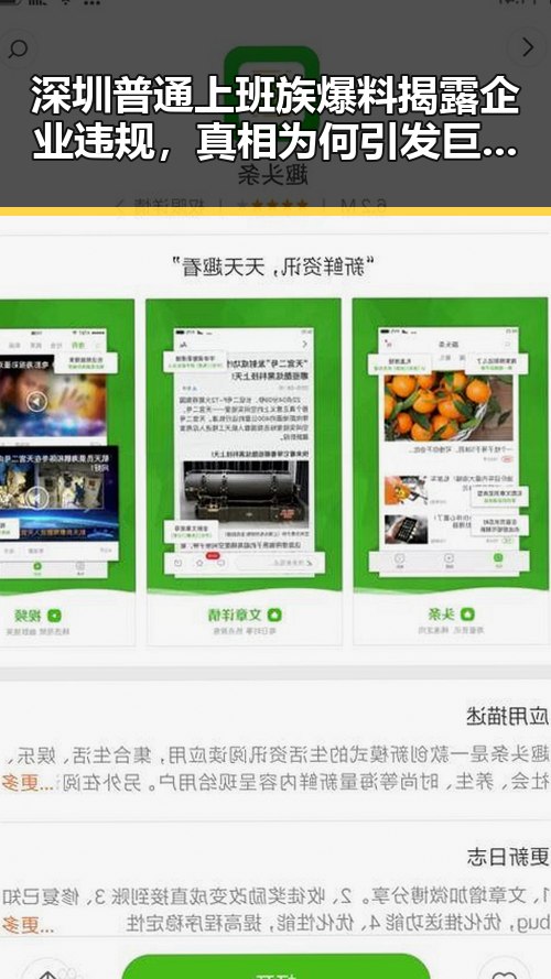 深圳普通上班族爆料揭露企业违规，真相为何引发巨大反响？